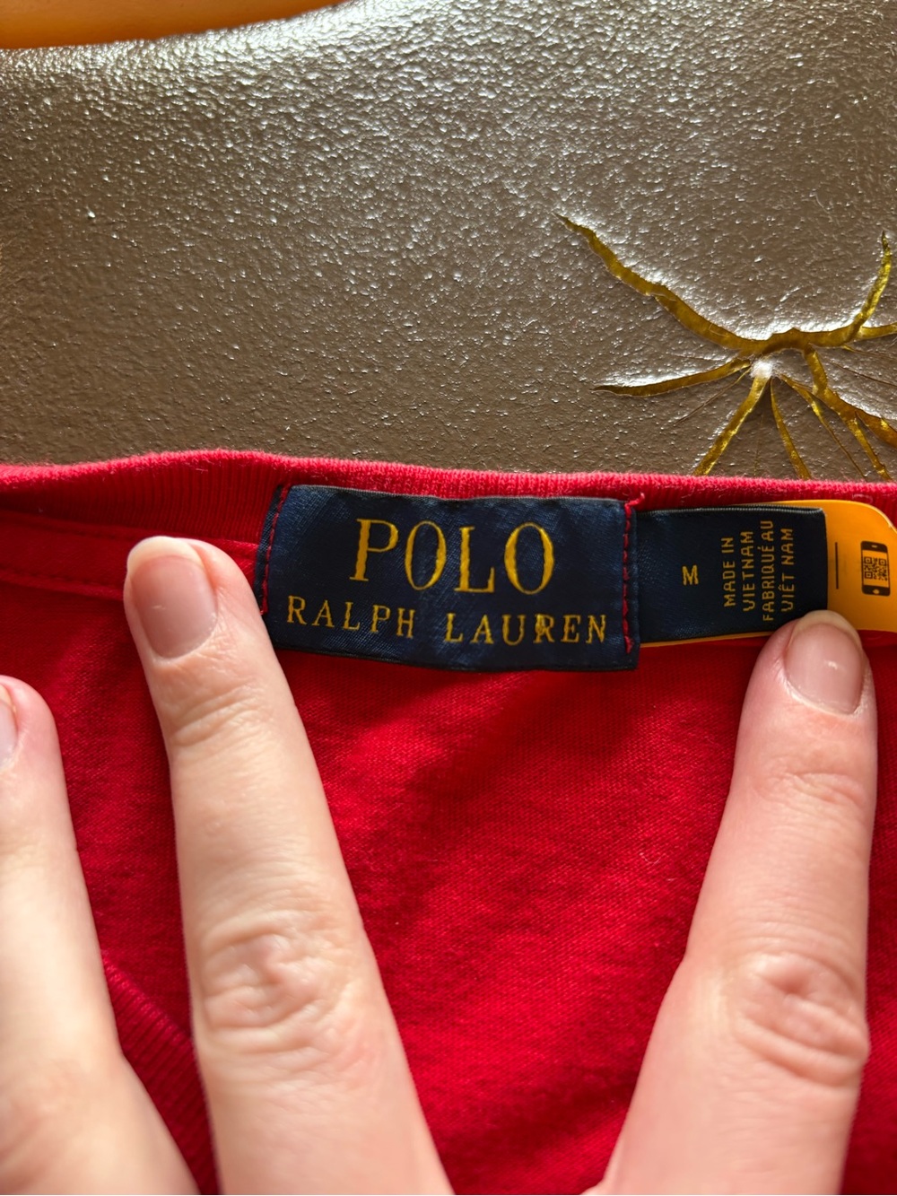 Ralph Lauren Red Crewneck Polo Graphic Tee - Picture 2 of 7